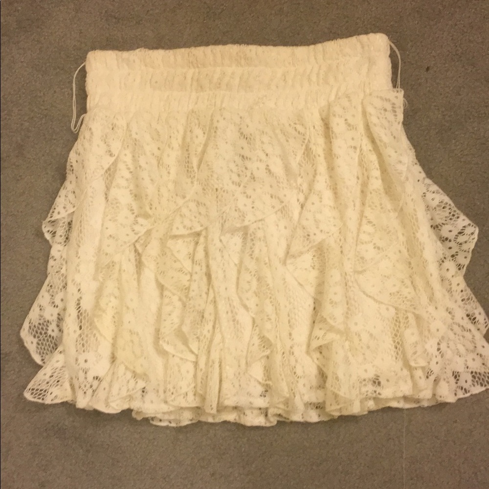 White skirt